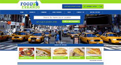 Desktop Screenshot of fooderrands.com